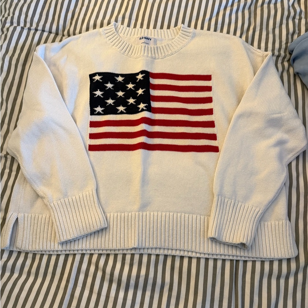 American flag sweater